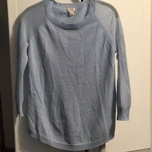 Jcrew crew blue light sweater